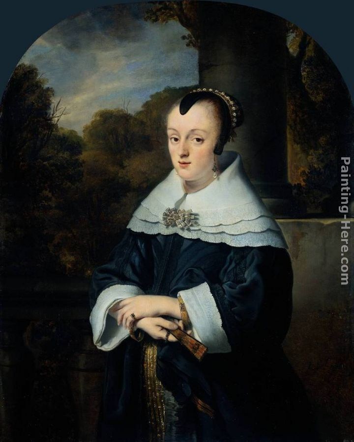 Ferdinand Bol Maria Rey, Wife of Roelof Meulenaer